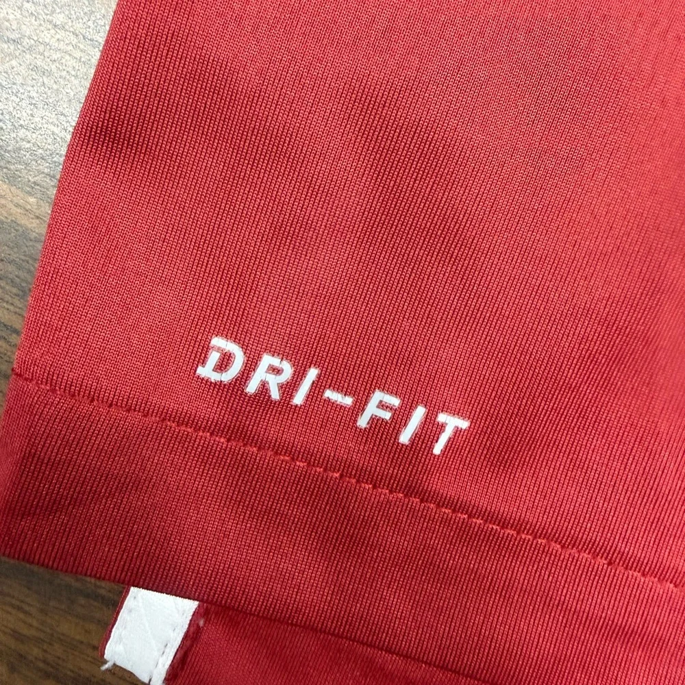 Nike Men's Crimson Dri-FIT Polo Shirt size Small